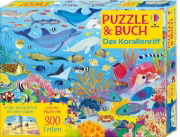 Buchcover und Innenansicht für das Buch: Puzzle & Buch: Das Korallenriff