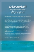 Buchcover und Innenansicht für das Buch: Achtsamkeit im ganz normalen Wahnsinn