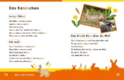 Buchcover und Innenansicht für das Buch: Dein Lesestart: Weißt du schon alles über Haustiere? Ab 1. Klasse
