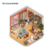 Buchcover und Innenansicht für das Buch: Mini-Sticker-Szenen - Cozy Mini-Homes