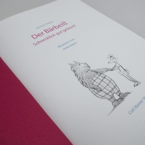 Buchcover und Innenansicht für das Buch: Der Bärbeiß - Schrecklich gut gelaunt