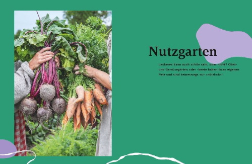 Buchcover und Innenansicht für das Buch: Gärtnern für Gartenneulinge