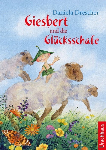 Buchcover und Innenansicht für das Buch: Giesbert und die Glücksschafe