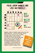 Buchcover und Innenansicht für das Buch: Murdle Volume 3: 100 Elementary to Impossible Mysteries to Solve Using Logic, Skill, and the Power of Deduction