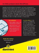 Buchcover und Innenansicht für das Buch: WordPress für Dummies
