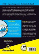 Buchcover und Innenansicht für das Buch: Statistik mit SPSS für Dummies Alles in einem Band