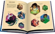 Buchcover und Innenansicht für das Buch: Disney Lorcana Trading Card Game - Official Collector's Guide: Sets 1-4 EN