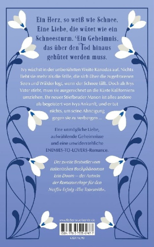 Buchcover und Innenansicht für das Buch: Nel modo in cui cade la neve
