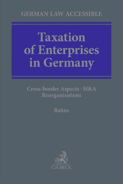 Buchcover und Innenansicht für das Buch: Taxation of Enterprises in Germany