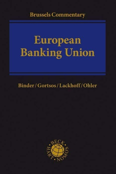 Buchcover und Innenansicht für das Buch: European Banking Union