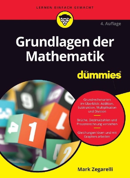 Buchcover und Innenansicht für das Buch: Grundlagen der Mathematik für Dummies