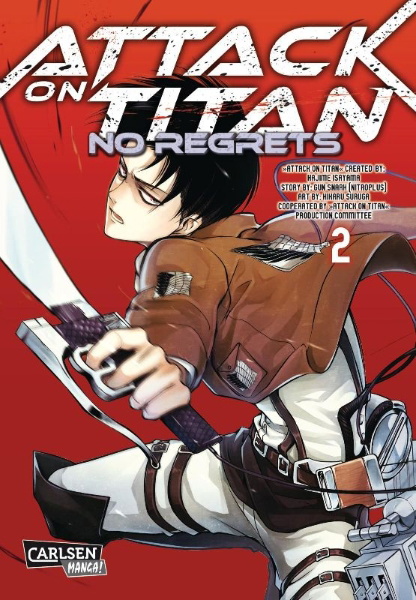 Buchcover und Innenansicht für das Buch: Attack on Titan - No Regrets 2