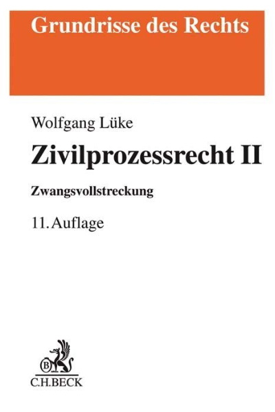 Buchcover und Innenansicht für das Buch: Zivilprozessrecht II