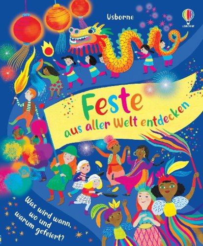 Buchcover und Innenansicht für das Buch: Feste aus aller Welt entdecken