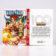 Buchcover und Innenansicht für das Buch: Fairy Tail: 100 Years Quest