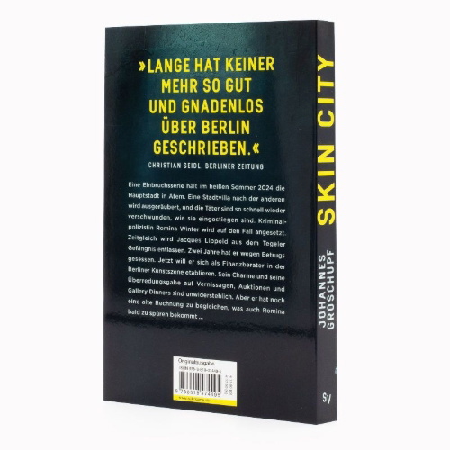 Buchcover und Innenansicht für das Buch: Skin City