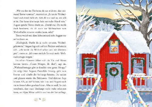 Buchcover und Innenansicht für das Buch: Zimtsternewinter