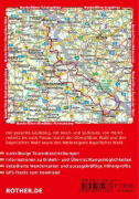 Buchcover und Innenansicht für das Buch: ROTHER Wanderführer Goldsteig. Alle Etappen der Nord- und der Südroute von Marktredwitz nach Passau