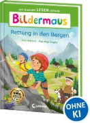 Buchcover und Innenansicht für das Buch: Bildermaus - Rettung in den Bergen