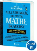 Buchcover und Innenansicht für das Buch: The Big Fat Middle School Math Workbook