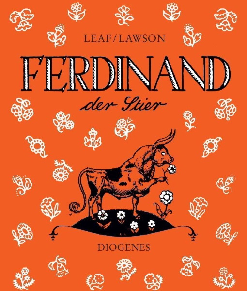Buchcover und Innenansicht für das Buch: Ferdinand der Stier