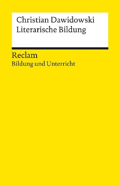 Buchcover und Innenansicht für das Buch: Literarische Bildung