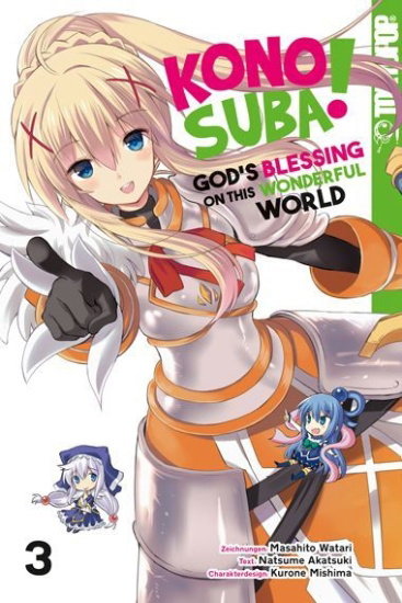 Buchcover und Innenansicht für das Buch: Konosuba! God's Blessing On This Wonderful World! 03