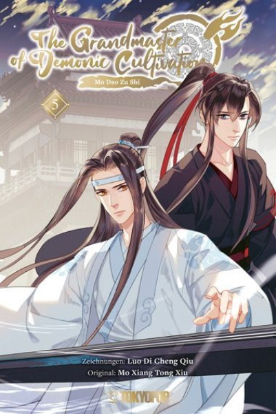 Buchcover und Innenansicht für das Buch: The Grandmaster of Demonic Cultivation - Mo Dao Zu Shi 05 (Manhua)