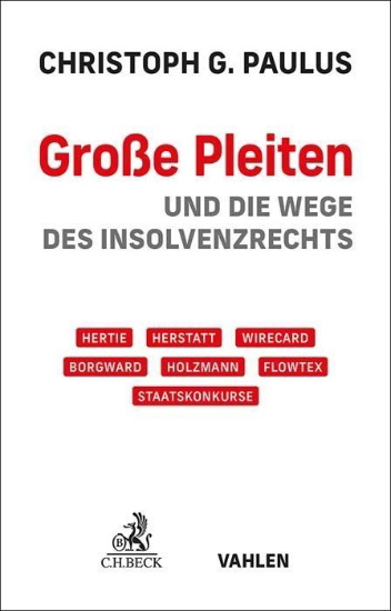 Buchcover und Innenansicht für das Buch: Große Pleiten