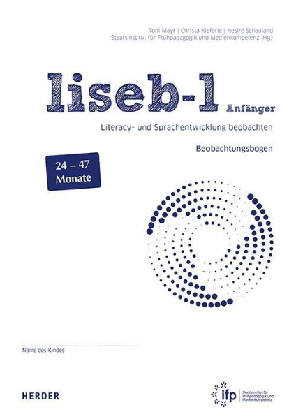 Buchcover und Innenansicht für das Buch: liseb-1. Literacy- und Sprachentwicklung beobachten -  Anfänger