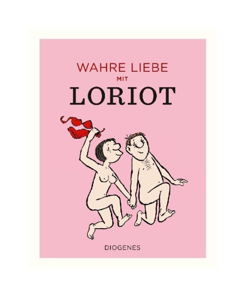 Buchcover und Innenansicht für das Buch: Wahre Liebe mit Loriot