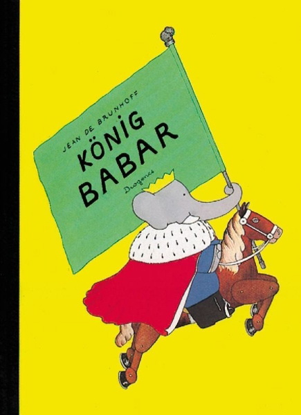 Buchcover und Innenansicht für das Buch: Le Roi Babar