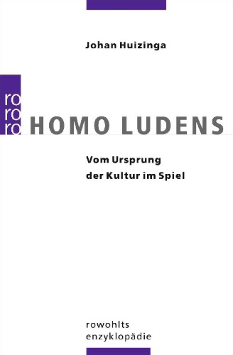Buchcover und Innenansicht für das Buch: Homo Ludens