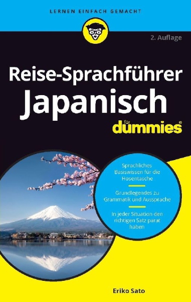 Buchcover und Innenansicht für das Buch: Reise-Sprachführer Japanisch für Dummies