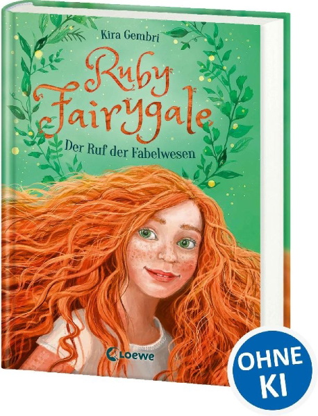 Buchcover und Innenansicht für das Buch: Ruby Fairygale (Band 1) - Der Ruf der Fabelwesen