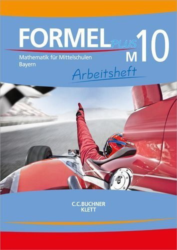 Buchcover und Innenansicht für das Buch: Formel Plus 10M. Arbeitsheft Klasse 10 (Kurs M). Ausgabe Bayern Mittelschule