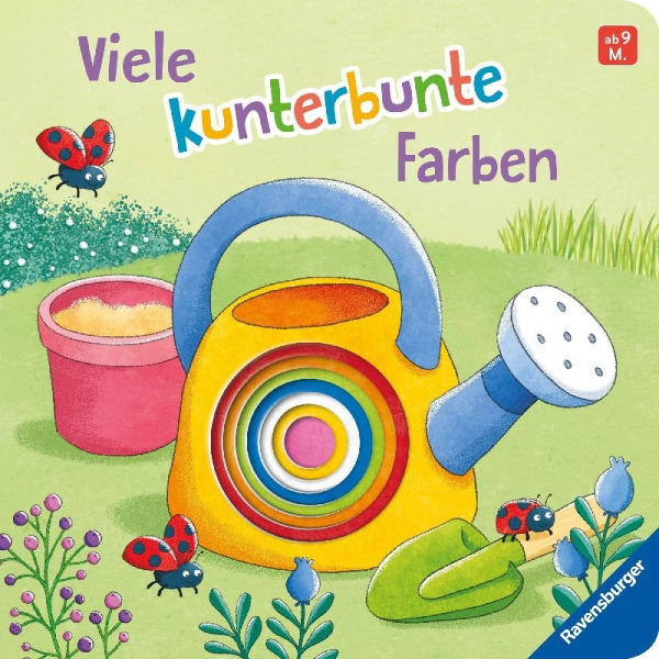 Buchcover und Innenansicht für das Buch: Viele kunterbunte Farben