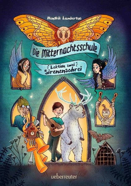 Buchcover und Innenansicht für das Buch: Die Mitternachtsschule - Lektion zwei: Sirenenschrei