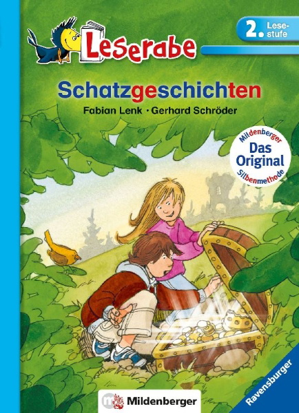 Buchcover und Innenansicht für das Buch: Schatzgeschichten - Leserabe 2. Klasse - Erstlesebuch für Kinder ab 7 Jahren