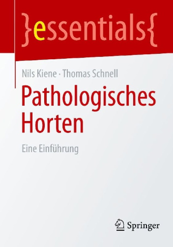 Buchcover und Innenansicht für das Buch: Pathologisches Horten