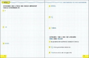 Buchcover und Innenansicht für das Buch: The Big Fat Middle School Math Workbook