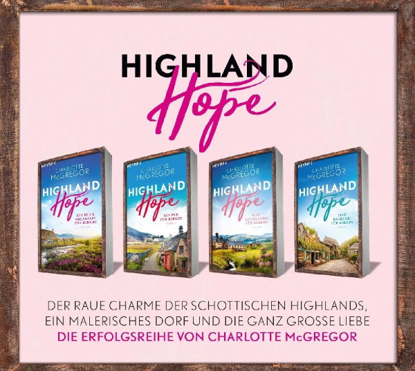 Buchcover und Innenansicht für das Buch: Highland Hope 1 - Ein Bed & Breakfast für Kirkby