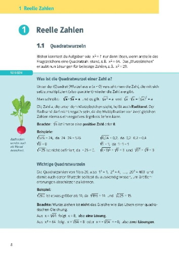 Buchcover und Innenansicht für das Buch: KomplettTrainer Gymnasium Mathematik 9. Klasse