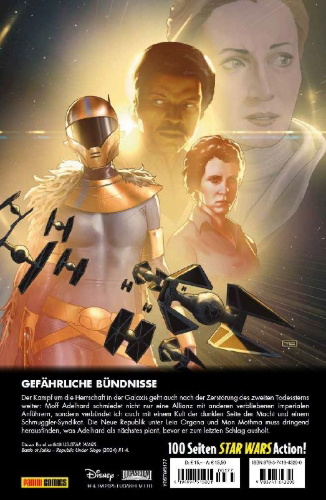 Buchcover und Innenansicht für das Buch: Star Wars: The Battle of Jakku - Republic under Siege #1-#4