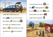 Buchcover und Innenansicht für das Buch: Bildermaus - Geschichten von der Baustelle