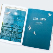 Buchcover und Innenansicht für das Buch: White Bird