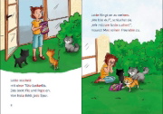 Buchcover und Innenansicht für das Buch: Leselöwen 1. Klasse - Die Katzen-Detektive