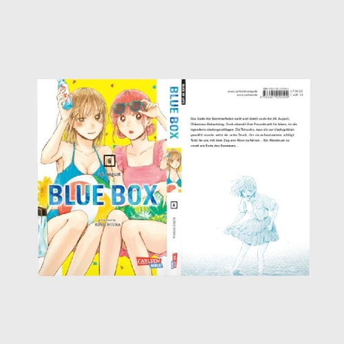 Buchcover und Innenansicht für das Buch: Ao no Hako