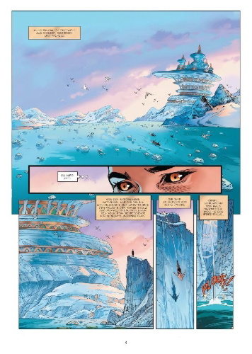 Buchcover und Innenansicht für das Buch: Sangre. Band 3