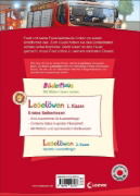 Buchcover und Innenansicht für das Buch: Leselöwen 1. Klasse - Achtung, Feuerwehr im Einsatz!